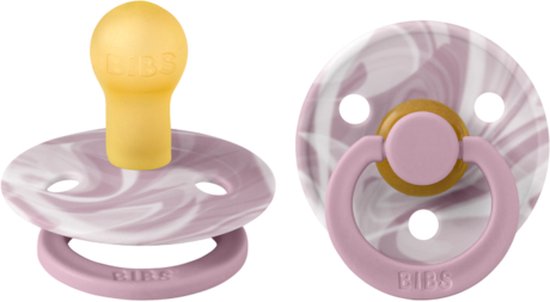 Round Pacifer BiBS - Round Pacifier - Stage 2 Fopspeen - 6+ maanden - 2 stuks ...