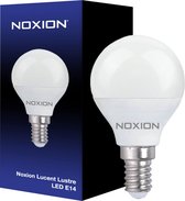 Noxion Lucent Lustre LED E14 Kogel Mat 4.5W 470lm - 827 Zeer Warm Wit | Vervangt 40W.