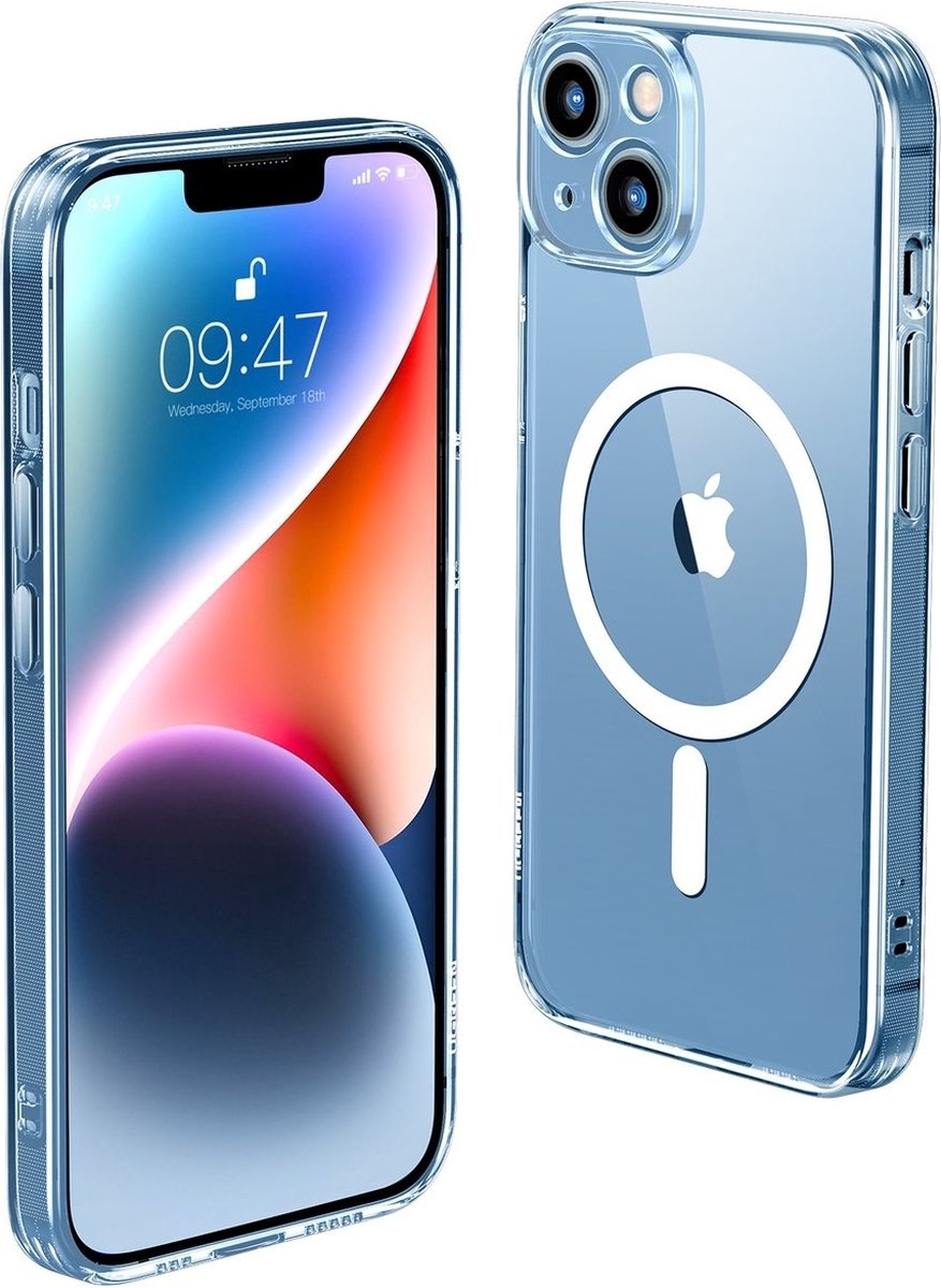 Ugreen Gel Case iPhone 14 hoesje - geschikt voor Magnetisch opladen (geschikt voor iPhones)