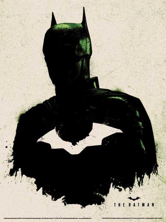 The Batman Grit Art Print 30x40cm | Poster