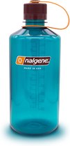 Nalgene Narrow-Mouth Bottle - gourde - 32 oz - sans BPA - SUSTAIN - Bleu sarcelle