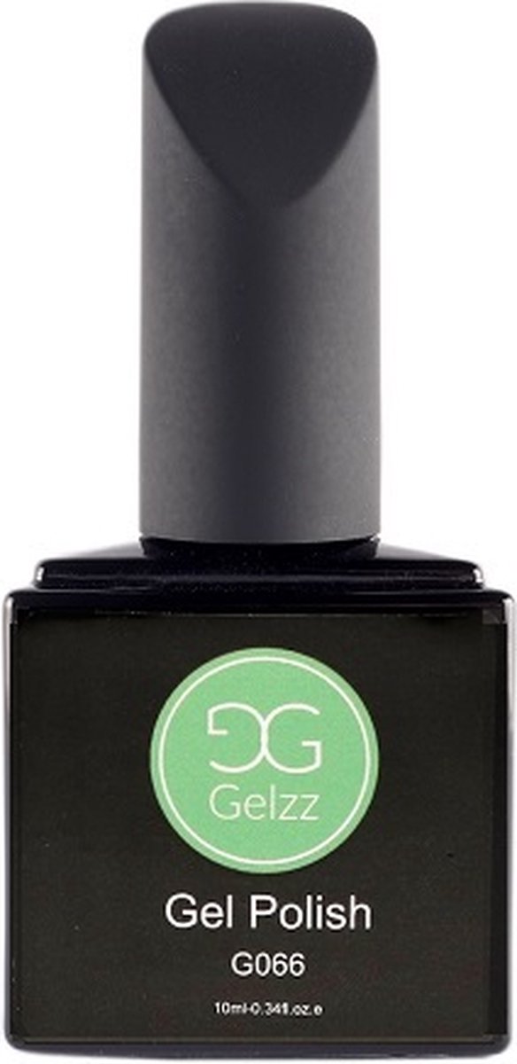 Gelzz Gellak - Gel Nagellak - kleur Soft Mint G066 - Groen - Dekkende kleur - 10ml - Vegan