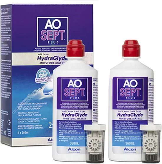 AOSEPT® Plus with HydraGlyde | 2x 360ml | Duopack