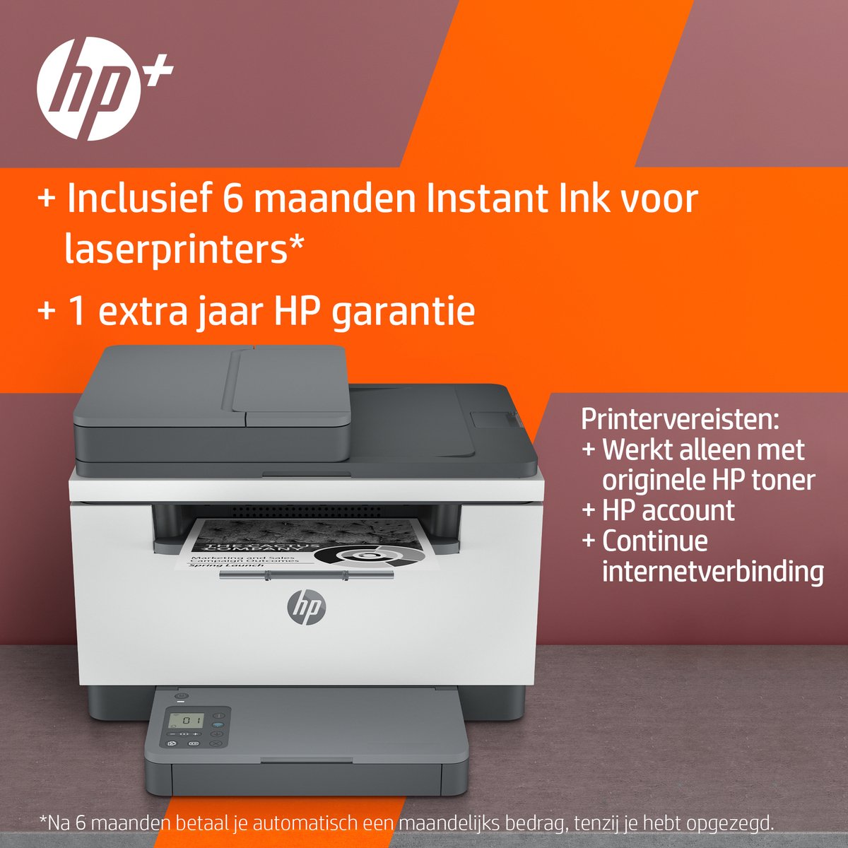 HP LaserJet Imprimante multifonction M234sdwe HP , Noir et blanc, Imprimante  pour... | bol.