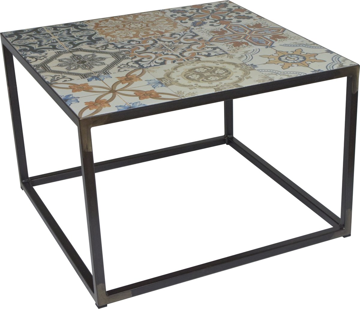 Spinder Design bijzettafel IBIZA - Blacksmith 60 x 60 cm - Staal