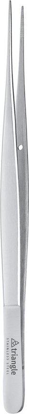 Triangle Keukenpincet van 15 cm - Ideaal voor Precisie Garneerwerk - Roestvrijstaal - Vaatwasmachinebestendig