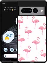 Google Pixel 7 Pro Hardcase hoesje Flamingo - Designed by Cazy
