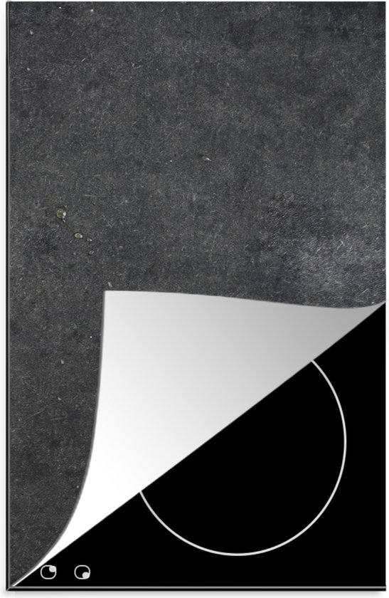 DarHaus Inductie kookplaat beschermer - Fornuis afdekplaat 30x52 cm - zwart - waterfruit