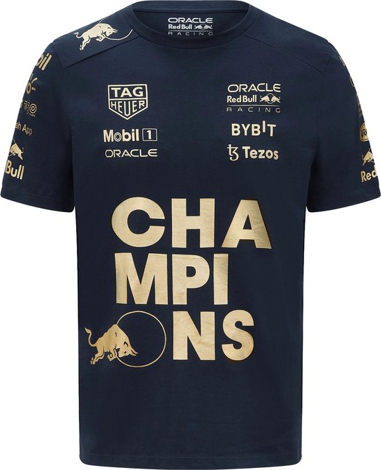 Oracle Red Bull Racing Constructors World Champion T-shirt-XXL - Cadeau - Red Bull Racing