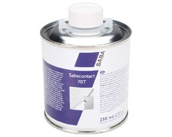 Saba Contact 70T PVC Lijm - 250ml - Blik met kwast - Krachtige polyurethaan contactlijm voor diverse toepassingen.