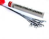 Rozemeijer Coated Steelon Leaders 30cm - Crosslock Size 12 - Swivel Size 7 (10 pcs) - Maat : 20lb