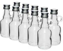 Puurmaken Mini glazenflesjes 40ml met draaidop