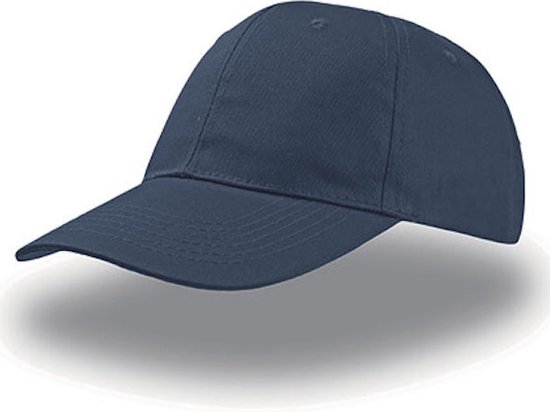 Atlantis Start Six Baseball Cap A 6 Pannelli, Colore Cachi, Visiera Curva, Chiusura In Velcro, Basso Profilo