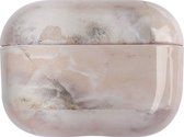 Mobigear - Hoesje geschikt voor Apple AirPods Pro 2 Hardcase Hoesje | Mobigear Marble - Roze