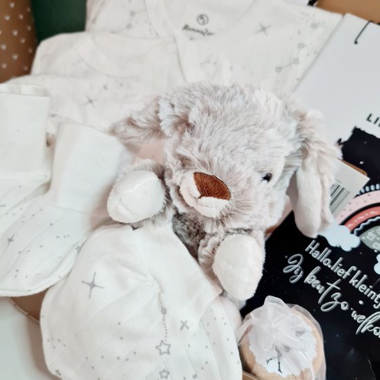 Baby koffertje - baby kraamcadeau unisex - kinderkoffertje - baby geschenkset - babyshower cadeau - gender reveal cadeau - unisex baby kledingset MammaZenn van MammaZenn — afbeelding 5