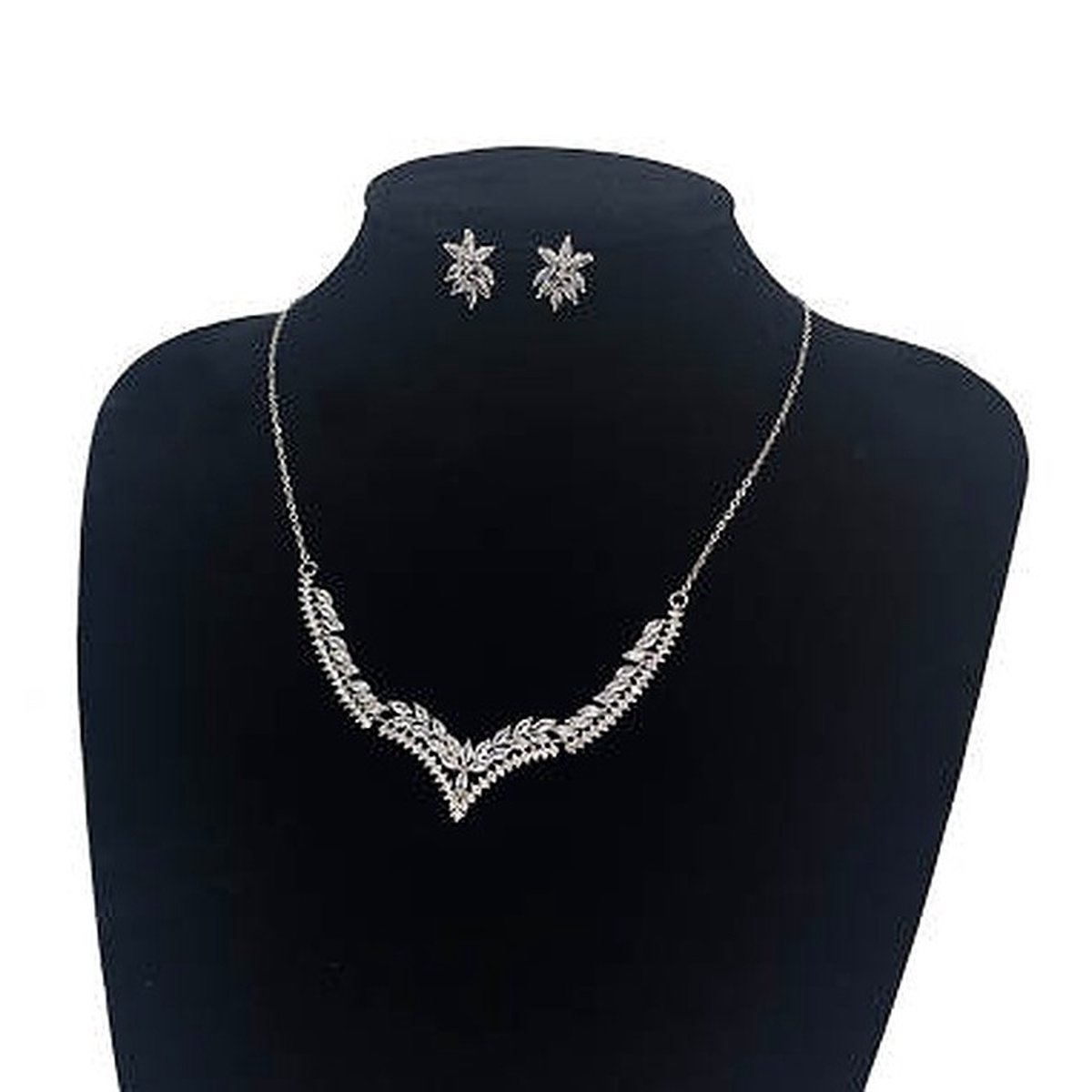 N3 Collecties Luxe Zircon Statement Sieraden Set Dames