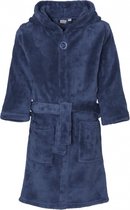 Playshoes - Fleece badjas met capuchon - Donkerblauw - maat 86-92cm