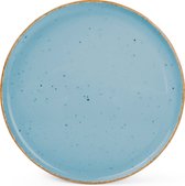 BonBistro Plat bord 20cm blauw Collect (Set van 6)