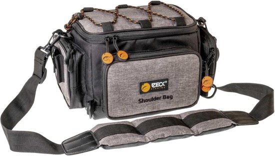 Zeck Shoulder Bag M Angeltasche - 37x23x20cm Mit Gepolstertem Schultergurt - Für 3 Tackle Boxen
