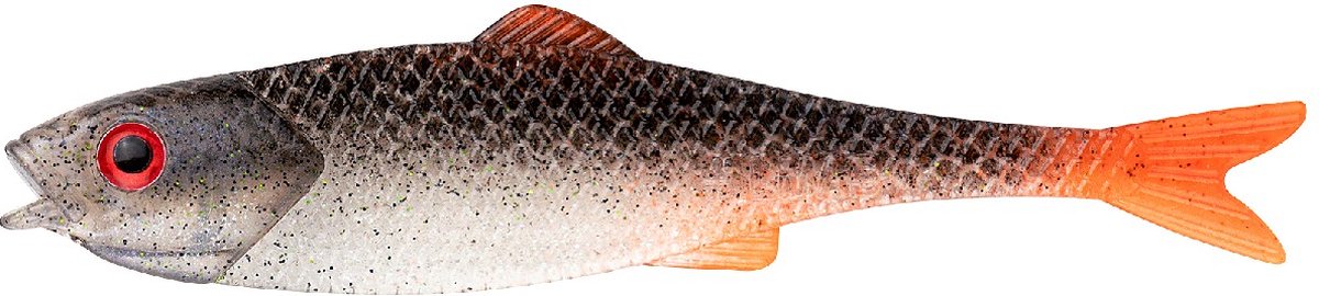 LMAB Finesse Filet Shads 11cm (3 Stuks) Firetiger 11cm