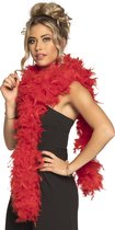 Boland - Boa 80 g rood Rood - Volwassenen - Unisex - Showgirl - Glitter and Glamour