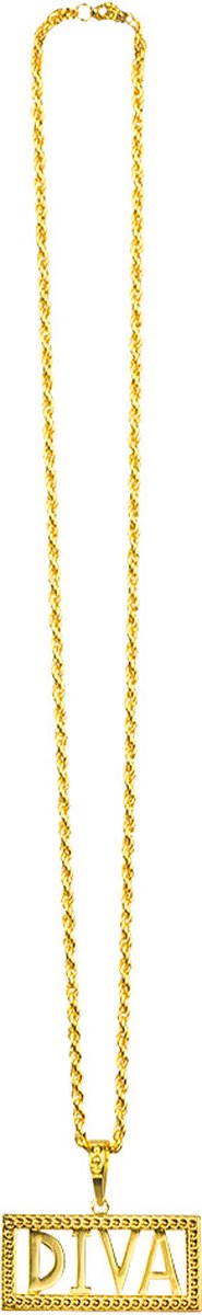 Boland - Ketting 'Diva' Goud - Volwassenen - Vrouwen - Aso - Pimps and Ho's