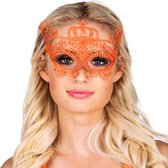 Boland masque pour les yeux dentelle orange femme