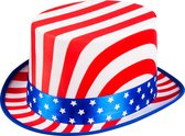 Chapeau haut de forme Deluxe USA pour adultes - Coiffures habillées