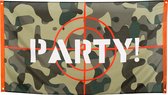 Boland - Polyester Vlag 'PARTY!' - Geen thema - Verjaardag - Feestversiering - NYE - Oudjaarsavond