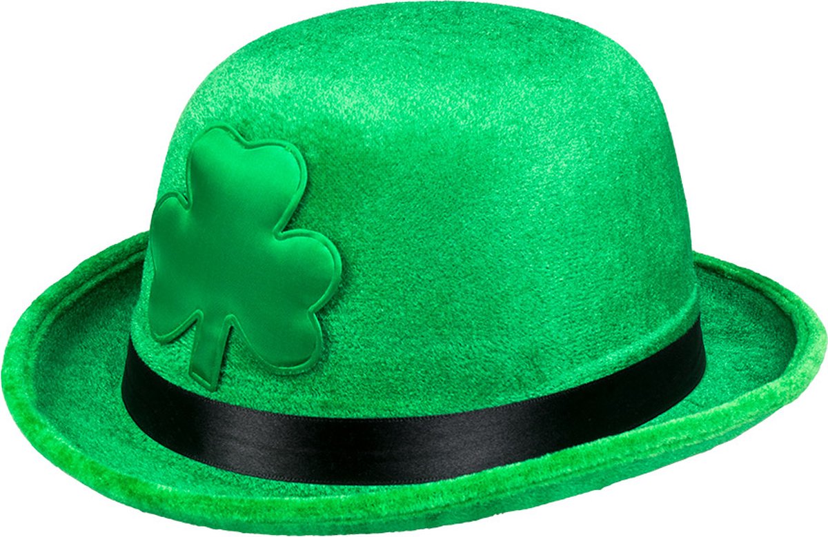 Boland - Hoed Shamrock bowler - 58 - Volwassenen - Unisex - St. Patrick's Day