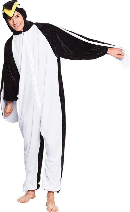 Boland - Kostuum Pinguïn pluche (max. 1.65 m) - Kinderen - Pinguïn - Onesie