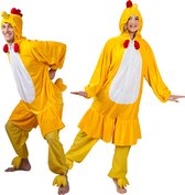 Grenouillère adulte Costume - poulet en peluche - Costume - taille XL - costumes de carnaval