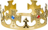 Boland - Kroon Koning verstelbaar - Verstelbaar - Kinderen en volwassenen - Mannen - Koningsdag- Prinsen en Prinsessen- Middeleeuwen