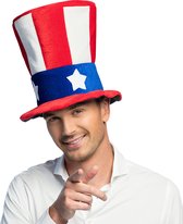 Boland - Hoed Uncle Sam - Één maat - Volwassenen - Unisex - Amerika