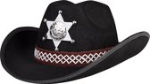 Boland - Kinderhoed Sheriff zwart Zwart - 55 - Kinderen - Jongens en meisjes - Cowboy - Indiaan
