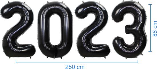 Ballons Feuille Scintillante Anagram - Nouvel An - 38 Cm - Neufs