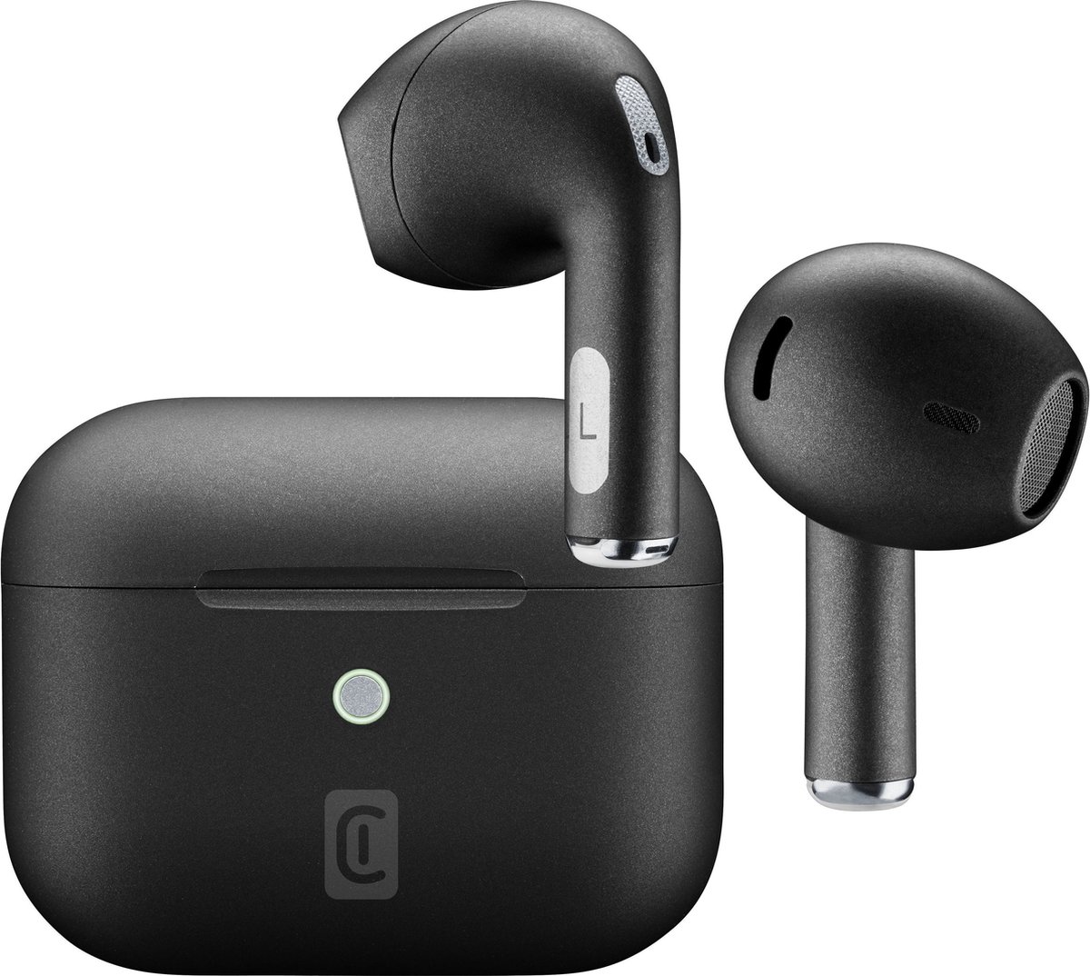 Cellularline Crystal Headset Draadloos In-ear Oproepen/muziek Bluetooth Zwart