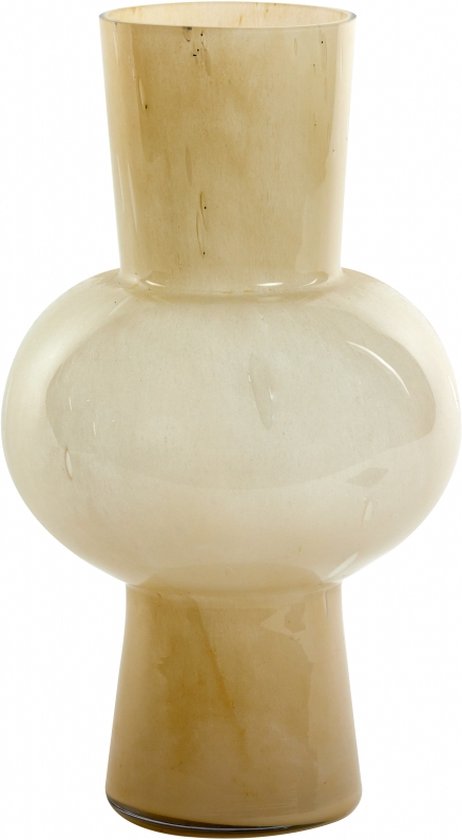 Light&living Vase Ø23x40 cm HALLEY verre crème