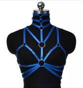Straps - lingerie - body - harnas - blauw