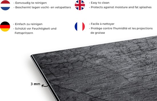 Spatscherm keuken Beton - Al vanaf € 39,95