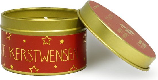 SOJAKAARS XS - EEN BLIKJE KERSTWENSEN - GEUR: WINTER GLOW