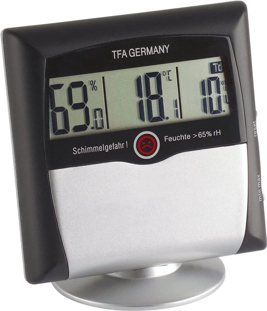 Thermomètre d'ambiance - Thermomètre numérique - Humidimètre - Thermomètre  d'intérieur | bol.com