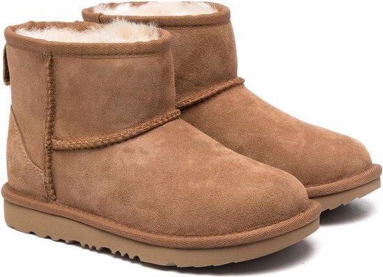 winterbotjes beige laarzen van wol | instappers voor jongens en meisjes | kinderbotten