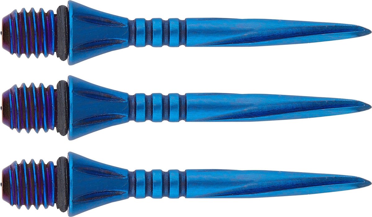 Unicorn Steel Dart Points Volute Converta Blue 27 mm