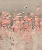 IXXI Pink Wild Flowers - Wanddecoratie - Bloemen en Planten - 100 x 120 cm