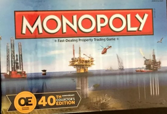 Afbeelding van het spel Monopoly Offshore Engineer 40th anniversary collector's edition