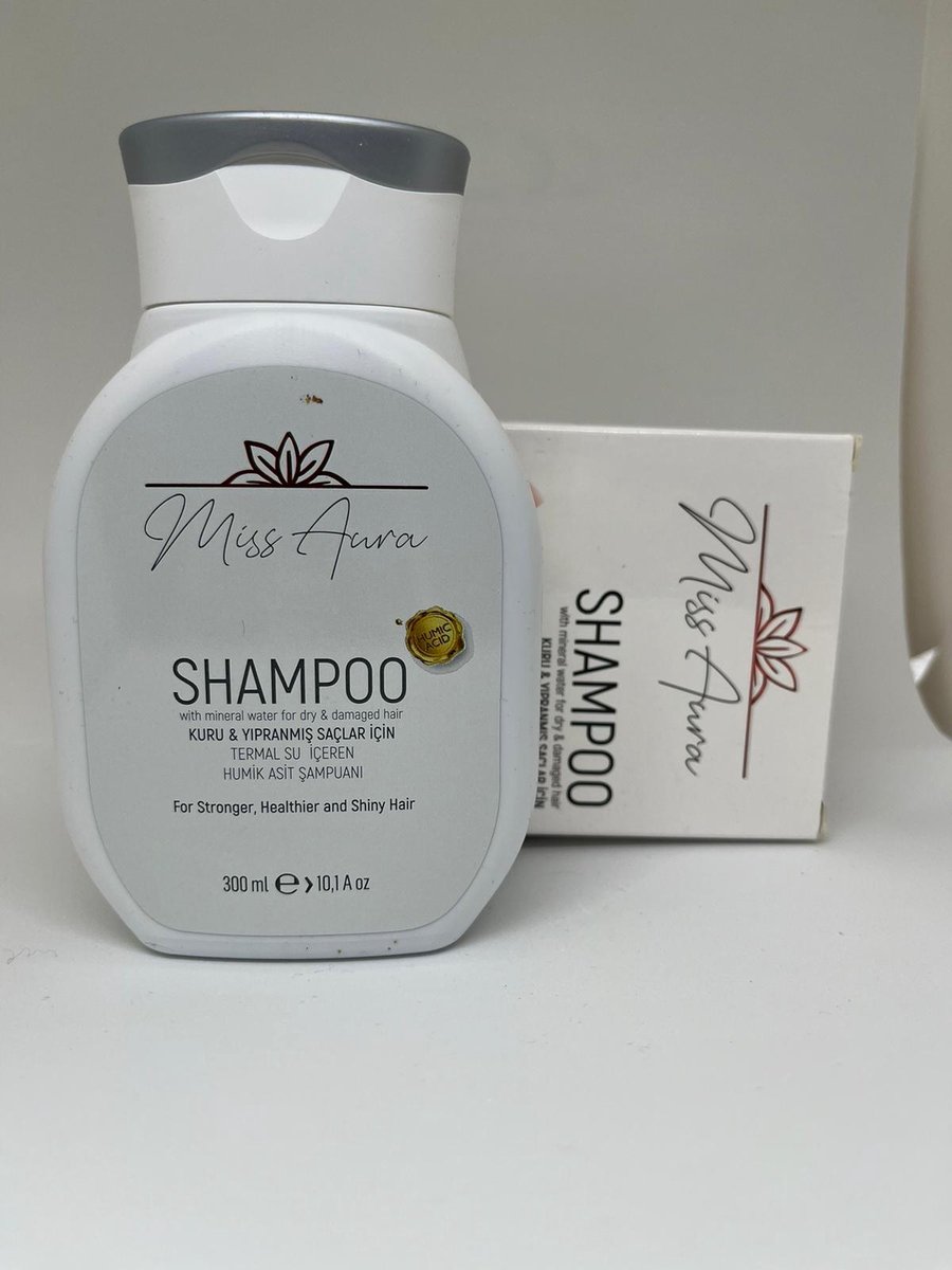 Miss Aura shampoo - voor droge en versleten haar types - 300 ml