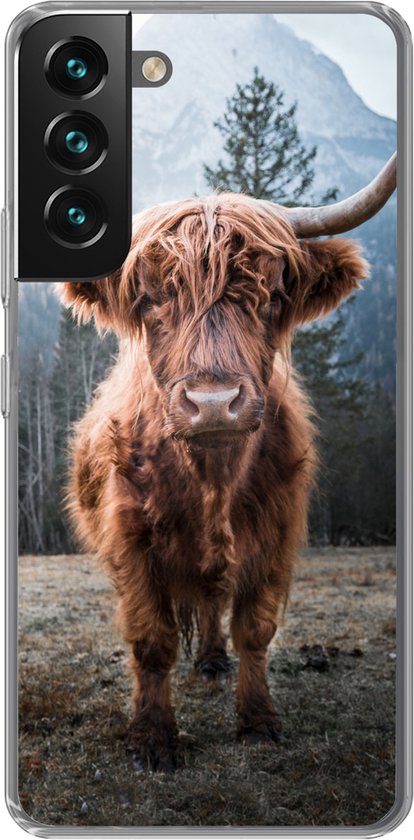 Coque Samsung Galaxy S22 Plus - Highlander écossais - Berg - Animal - Siliconen