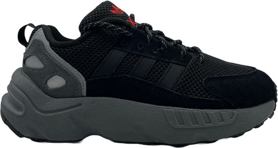 Adidas - ZX 22 JJ - Baskets pour femmes - Enfant - Zwart/Rouge - Taille 36  2/3 | bol