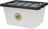 Storage Solutions Opberg box/doos - kunststof - 20 liter - 43 x 33 x 24 cm
